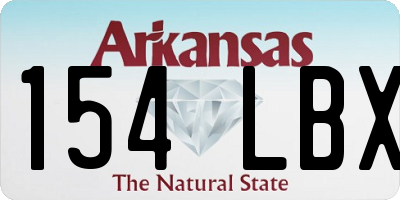 AR license plate 154LBX