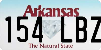 AR license plate 154LBZ