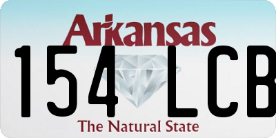 AR license plate 154LCB