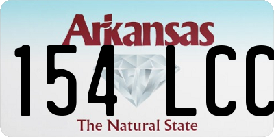 AR license plate 154LCC