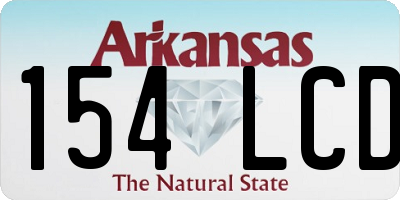 AR license plate 154LCD