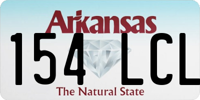AR license plate 154LCL