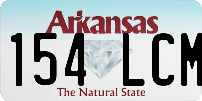 AR license plate 154LCM