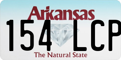 AR license plate 154LCP