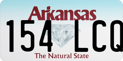 AR license plate 154LCQ