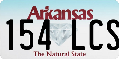 AR license plate 154LCS