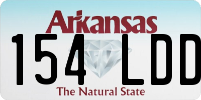 AR license plate 154LDD