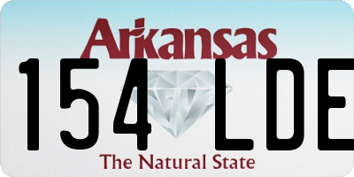 AR license plate 154LDE