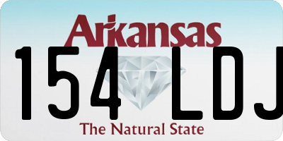 AR license plate 154LDJ
