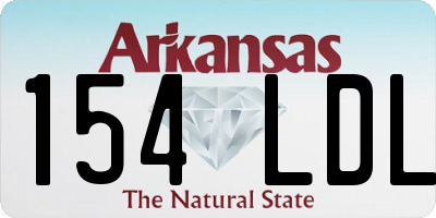 AR license plate 154LDL