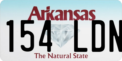AR license plate 154LDN