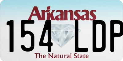 AR license plate 154LDP