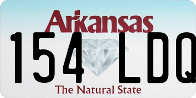 AR license plate 154LDQ