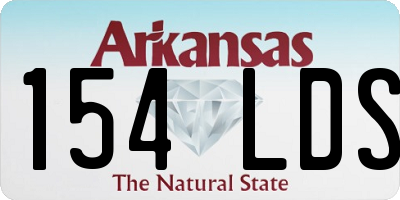 AR license plate 154LDS