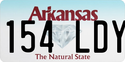 AR license plate 154LDY