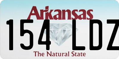 AR license plate 154LDZ
