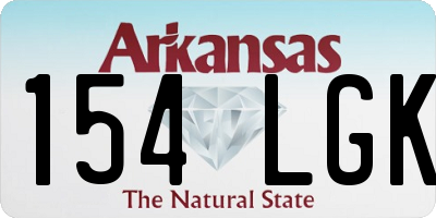 AR license plate 154LGK