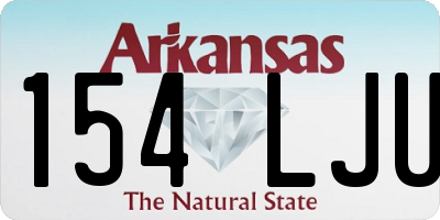 AR license plate 154LJU