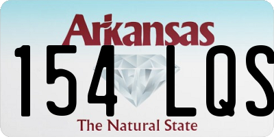 AR license plate 154LQS