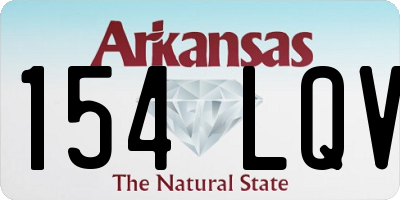AR license plate 154LQV