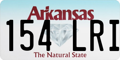 AR license plate 154LRI