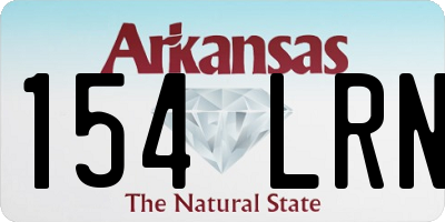 AR license plate 154LRN