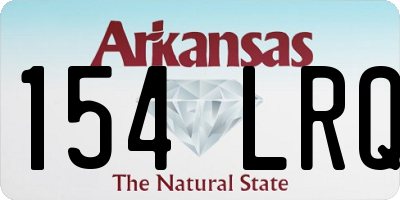 AR license plate 154LRQ