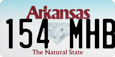 AR license plate 154MHB