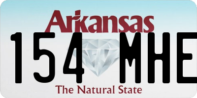 AR license plate 154MHE