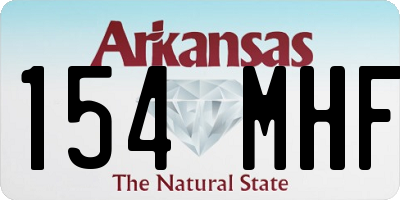 AR license plate 154MHF