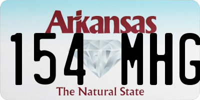 AR license plate 154MHG