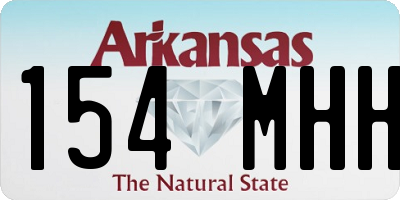 AR license plate 154MHH