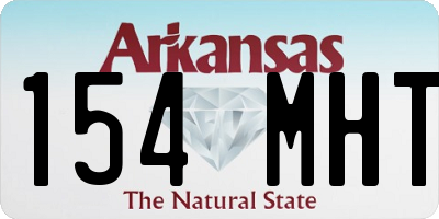 AR license plate 154MHT