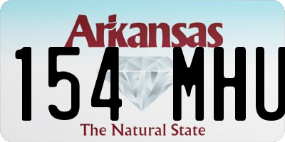 AR license plate 154MHU