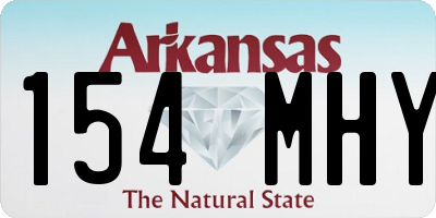 AR license plate 154MHY