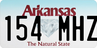 AR license plate 154MHZ