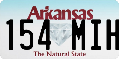AR license plate 154MIH