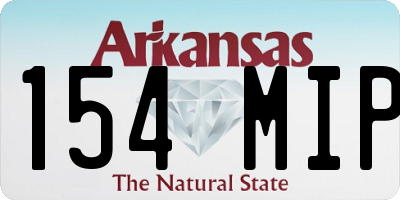AR license plate 154MIP