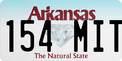 AR license plate 154MIT