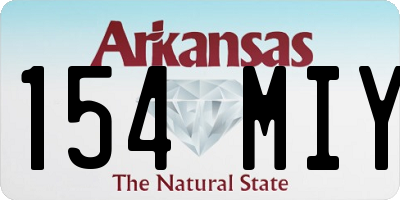 AR license plate 154MIY
