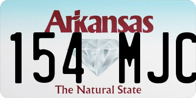AR license plate 154MJC