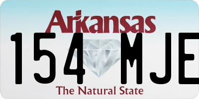 AR license plate 154MJE
