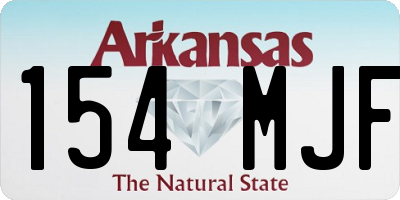 AR license plate 154MJF