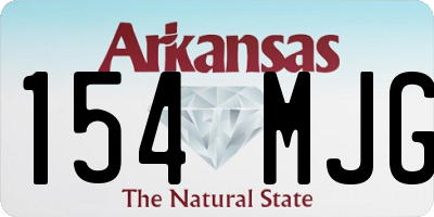 AR license plate 154MJG