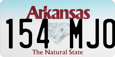 AR license plate 154MJO