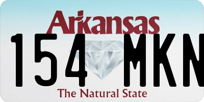 AR license plate 154MKN