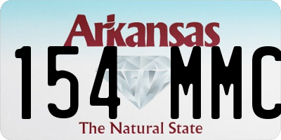 AR license plate 154MMC
