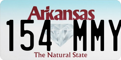 AR license plate 154MMY