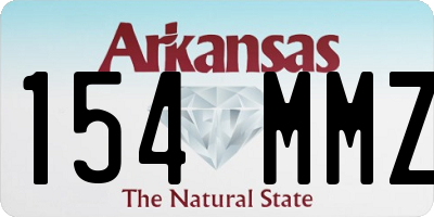 AR license plate 154MMZ