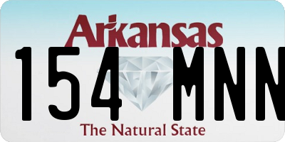 AR license plate 154MNN